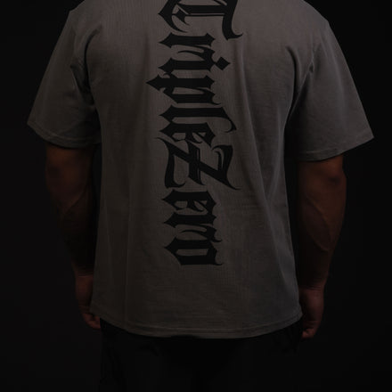Faded Gray Operator Tee